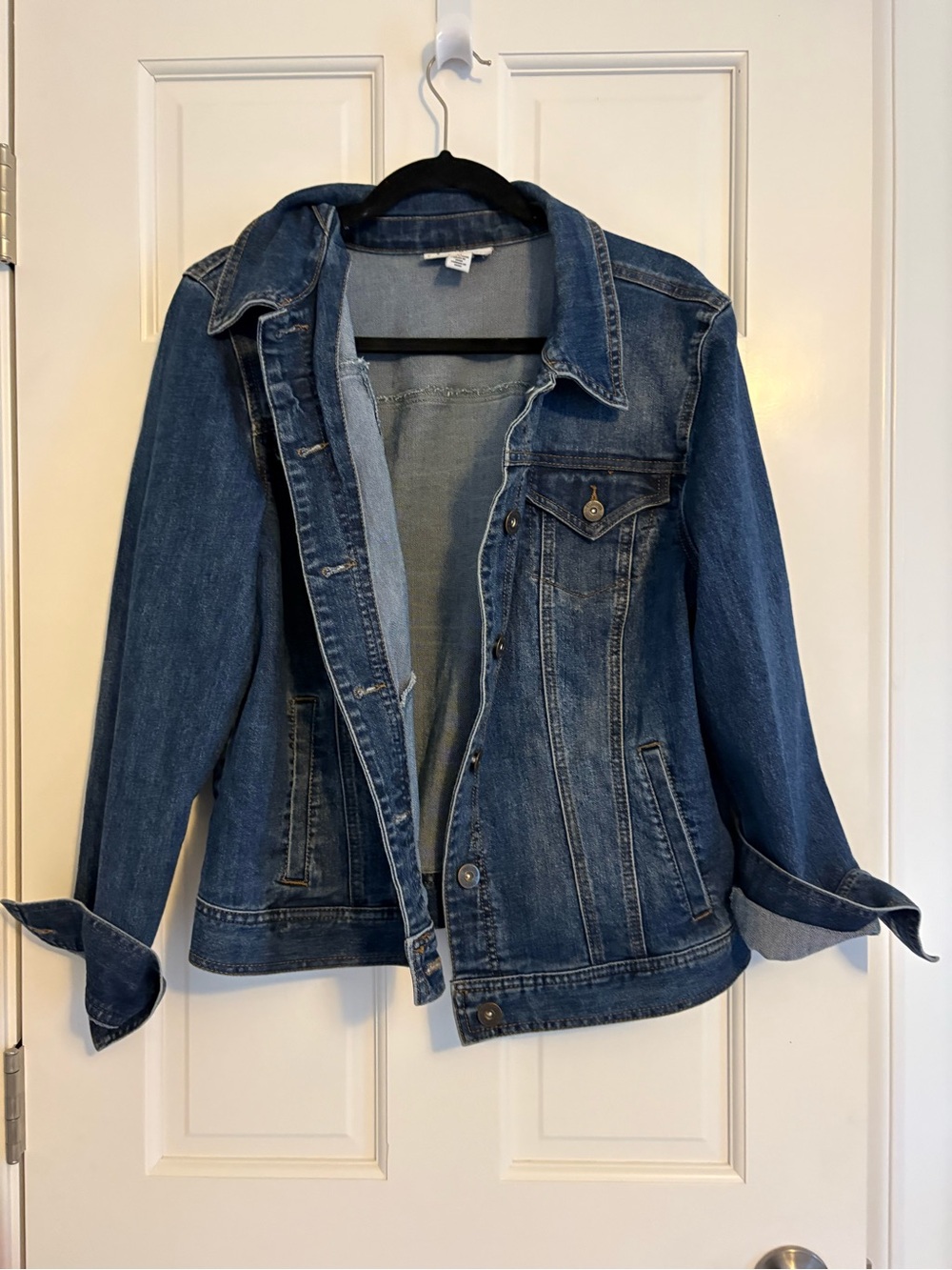 Style & Co. Blue Denim Trucker Jacket